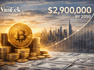 VanEck: Bitcoin a 2,9 milioni di dollari entro il 2050