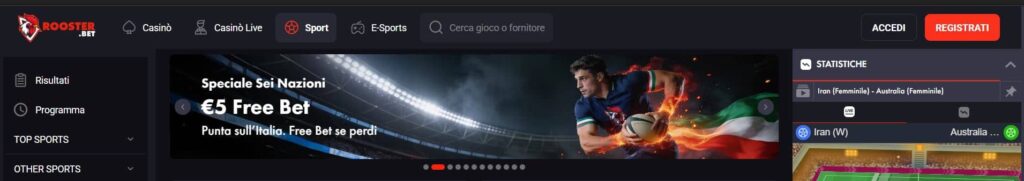 rooster bet bookmaker crypto