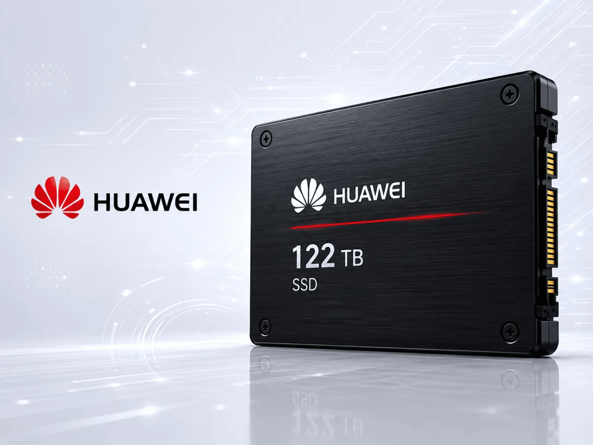 Huawei sviluppa una SSD da 122 TB con la nuova tecnologia DoB