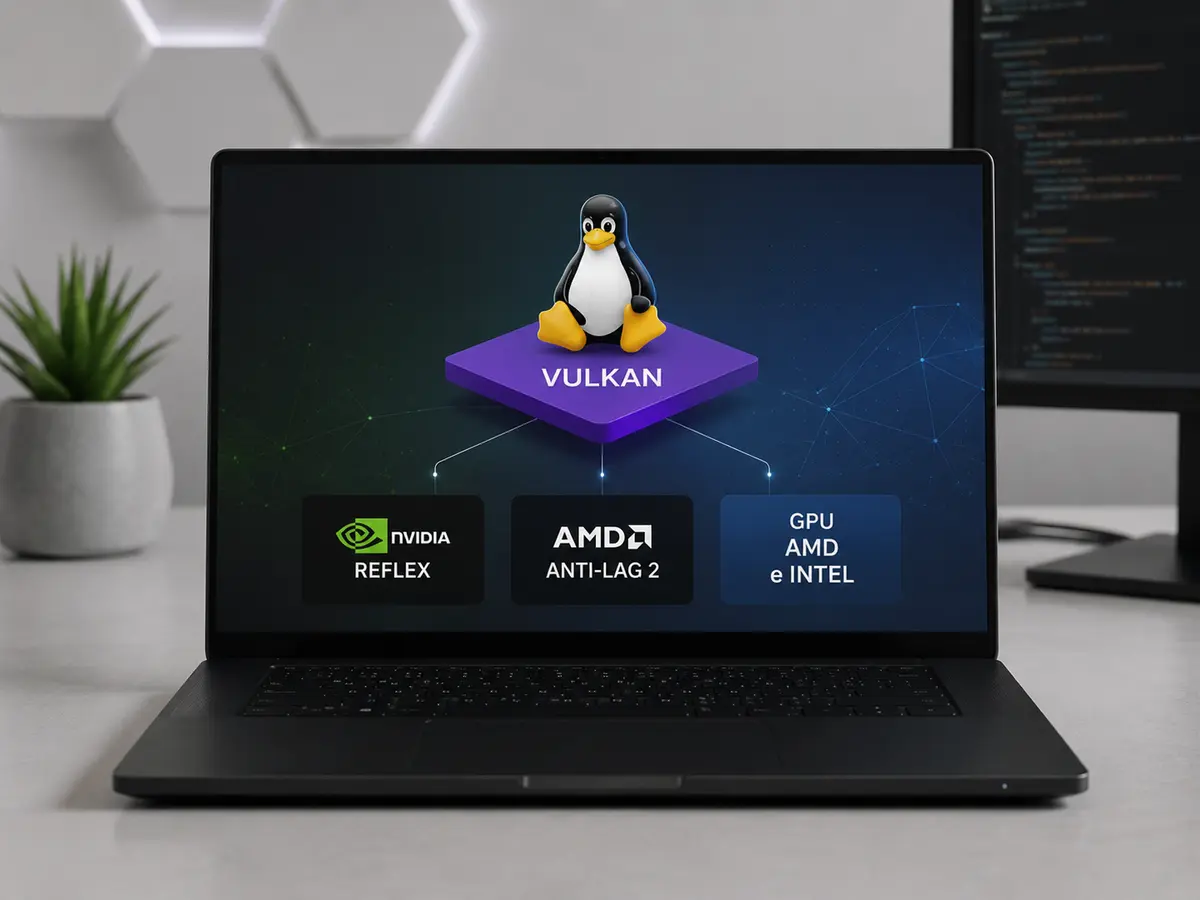 Linux, un layer Vulkan porta NVIDIA Reflex e AMD Anti-Lag 2 su GPU AMD e Intel