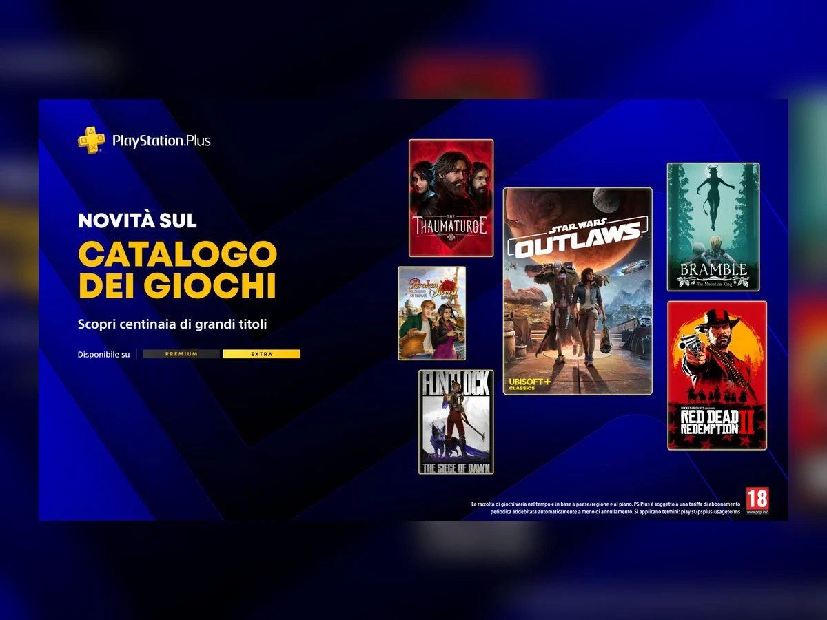 PlayStation Plus Extra e Premium di maggio, Sony annuncia i nuovi giochi (1)